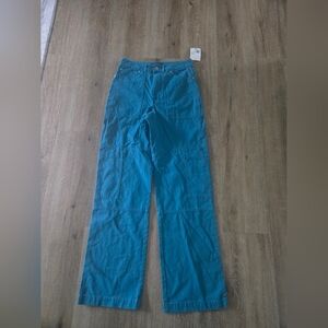 Forever 21 Women's Straight Leg Jeans - Teal